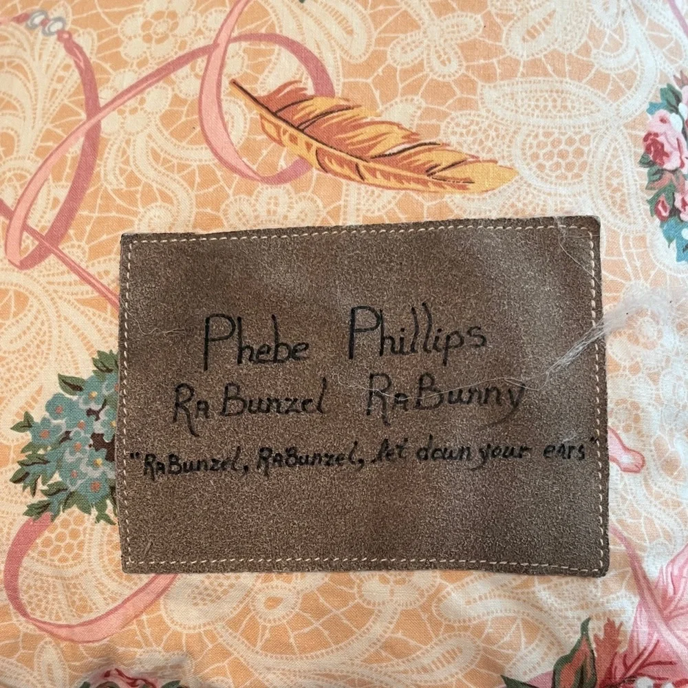 Plush Bunny Pillow Pet - Cream and Pink Comfort Cushion